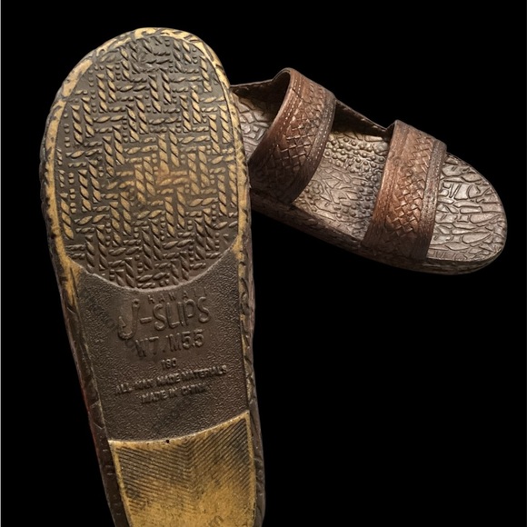 Women’s Classic J-Slips Hawaiian Jesus Sandals Size 7 women’s, “Kona” - Picture 2 of 5